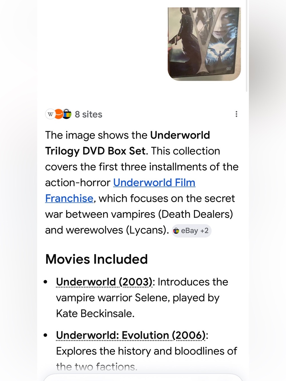 #2443*Underworld Trilogy - Black/Gray - Picture 5 of 16